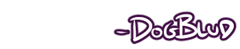 a little signature that reads
- Dogblud